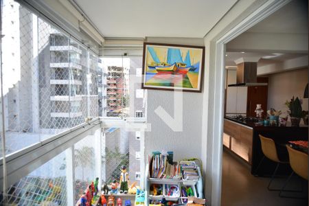 Varanda gourmet de apartamento para alugar com 3 quartos, 120m² em Jardim, Santo André