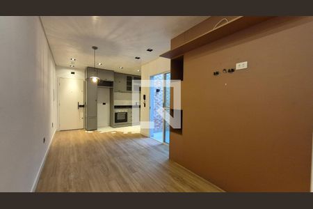 Sala de apartamento à venda com 2 quartos, 54m² em Campestre, Santo André