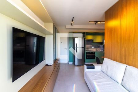 Sala de apartamento para alugar com 2 quartos, 45m² em Chácara Santo Antônio (zona Sul), São Paulo