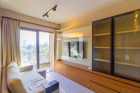 Sala de apartamento para alugar com 2 quartos, 45m² em Chácara Santo Antônio (zona Sul), São Paulo