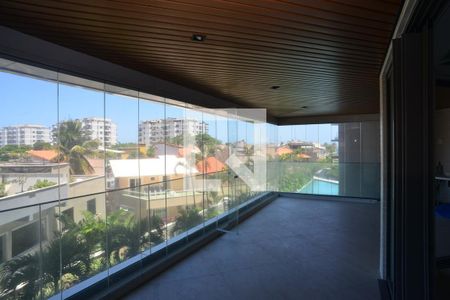 Varanda da Sala de apartamento à venda com 4 quartos, 307m² em Barra da Tijuca, Rio de Janeiro