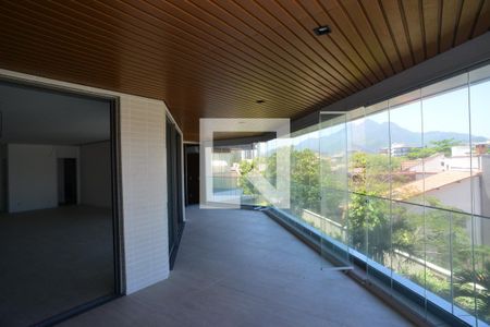 Varanda da Sala de apartamento à venda com 4 quartos, 307m² em Barra da Tijuca, Rio de Janeiro