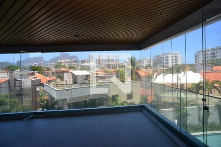 Varanda da Sala de apartamento à venda com 4 quartos, 307m² em Barra da Tijuca, Rio de Janeiro