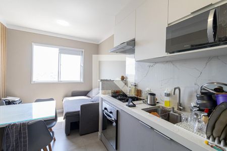 Sala e Cozinha de apartamento para alugar com 2 quartos, 32m² em Vila Nova Curuca, São Paulo