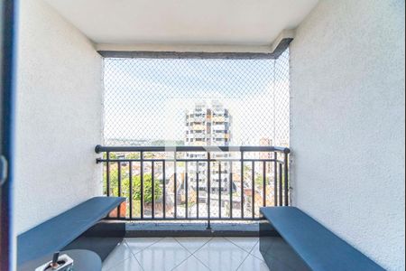 Varanda da Sala de apartamento à venda com 3 quartos, 67m² em Vila Eldizia, Santo André