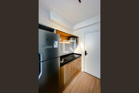 Cozinha de kitnet/studio para alugar com 1 quarto, 21m² em Paraíso, São Paulo