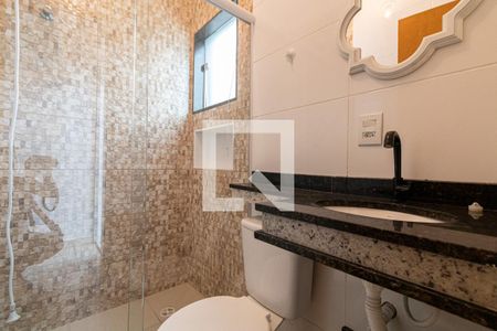 Banheiro Suíte  de casa à venda com 3 quartos, 101m² em Vila Feliz, São Paulo