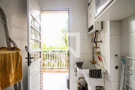 Área de Serviço de apartamento para alugar com 3 quartos, 75m² em Boqueirão, Praia Grande