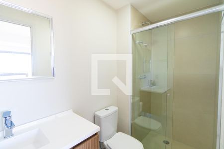 Banheiro da Suíte de apartamento para alugar com 1 quarto, 57m² em Vila Mascote, São Paulo