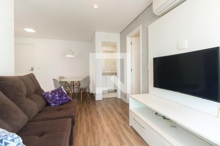 Sala  de apartamento à venda com 1 quarto, 45m² em Vila Gomes Cardim, São Paulo