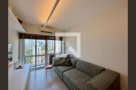 Sala  de apartamento à venda com 2 quartos, 70m² em Cidade Monções, São Paulo