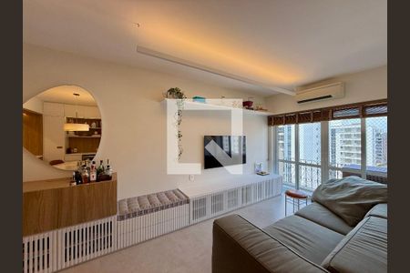 Sala  de apartamento à venda com 2 quartos, 70m² em Cidade Monções, São Paulo