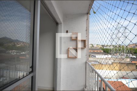 Varanda da Sala de apartamento para alugar com 2 quartos, 52m² em Campinho, Rio de Janeiro