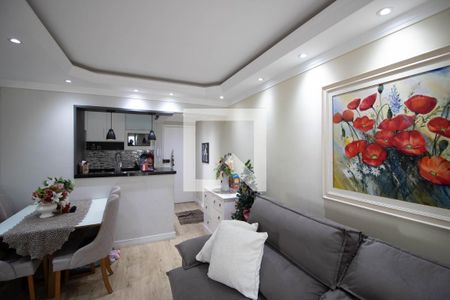 Sala de apartamento à venda com 3 quartos, 70m² em Vila Sonia do Taboao, Taboão da Serra