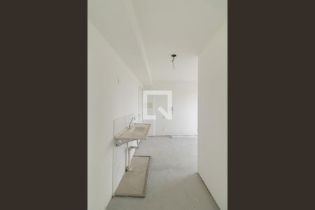 Sala/Cozinha/Área de Serviço  de apartamento à venda com 2 quartos, 36m² em Vila Guilhermina, São Paulo