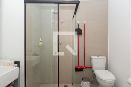 Banheiro de kitnet/studio à venda com 1 quarto, 24m² em Paraíso, São Paulo