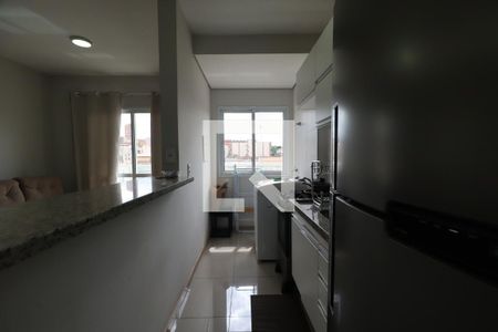 Cozinha de apartamento para alugar com 2 quartos, 58m² em Subsetor Leste - 2 (l-2), Ribeirão Preto
