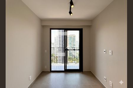 Sala  de apartamento à venda com 1 quarto, 28m² em Campo Belo, São Paulo