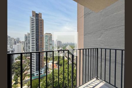 Sacada de apartamento à venda com 1 quarto, 28m² em Campo Belo, São Paulo