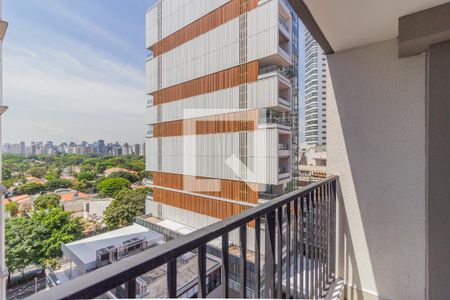 Vista/Varanda de kitnet/studio à venda com 1 quarto, 25m² em Pinheiros, São Paulo