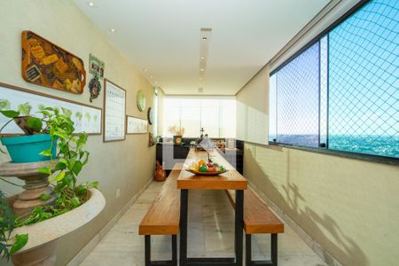 VARANDA de apartamento à venda com 4 quartos, 156m² em Buritis, Belo Horizonte