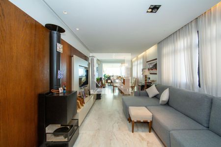 SALA de apartamento à venda com 4 quartos, 156m² em Buritis, Belo Horizonte