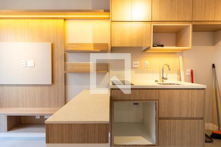 Sala/Cozinha de apartamento para alugar com 1 quarto, 29m² em Pinheiros, São Paulo