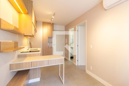 Sala/Cozinha de apartamento para alugar com 1 quarto, 29m² em Pinheiros, São Paulo