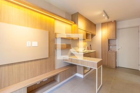 Sala/Cozinha de apartamento para alugar com 1 quarto, 29m² em Pinheiros, São Paulo