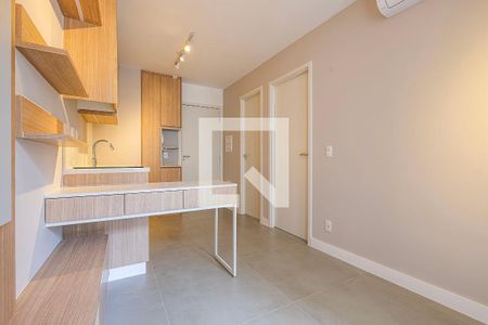 Sala/Cozinha de apartamento para alugar com 1 quarto, 29m² em Pinheiros, São Paulo