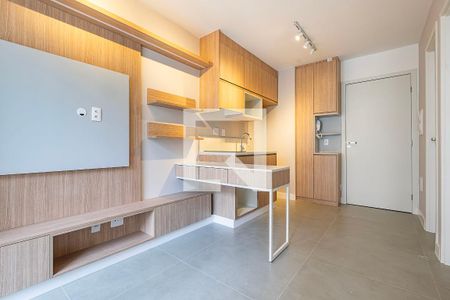 Sala/Cozinha de apartamento para alugar com 1 quarto, 29m² em Pinheiros, São Paulo