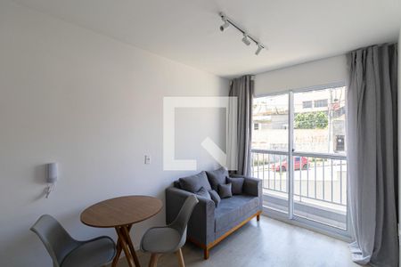 Sala e Cozinha  de apartamento para alugar com 1 quarto, 27m² em Jardim Matarazzo, São Paulo