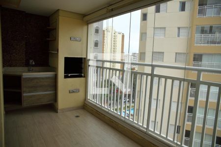 Varanda gourmet  da Sala de apartamento para alugar com 3 quartos, 84m² em Centro, São Bernardo do Campo