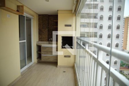 Varanda gourmet  da Sala de apartamento para alugar com 3 quartos, 84m² em Centro, São Bernardo do Campo