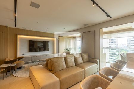 Sala de apartamento à venda com 3 quartos, 153m² em Indianópolis, São Paulo