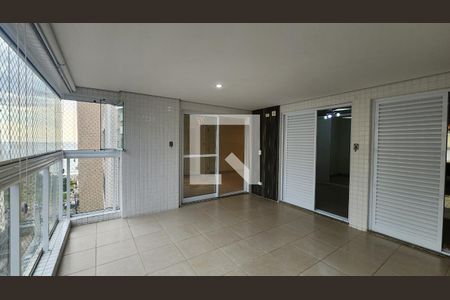 Varanda da Sala de apartamento para alugar com 3 quartos, 135m² em Embaré, Santos