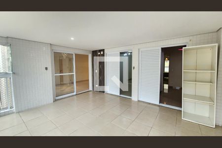 Varanda da Sala de apartamento para alugar com 3 quartos, 135m² em Embaré, Santos