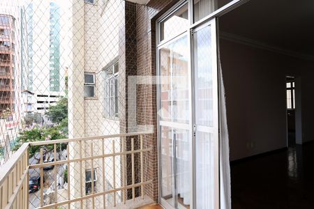 Varanda da Sala de apartamento à venda com 3 quartos, 120m² em São Pedro, Belo Horizonte