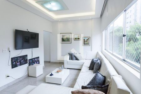 sala de apartamento à venda com 3 quartos, 114m² em Sion, Belo Horizonte