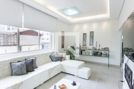 sala de apartamento à venda com 3 quartos, 114m² em Sion, Belo Horizonte