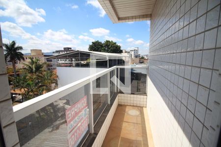 Varanda Quarto 1 de apartamento à venda com 3 quartos, 77m² em Eldorado, Contagem