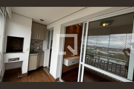 Sala - Sala de Jantar Varanda de apartamento à venda com 3 quartos, 67m² em Vila Homero Thon, Santo André