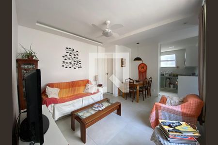 Sala  de apartamento à venda com 3 quartos, 80m² em Botafogo, Rio de Janeiro