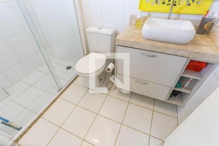 Banheiro da suíte  de apartamento à venda com 2 quartos, 66m² em Centro, Diadema