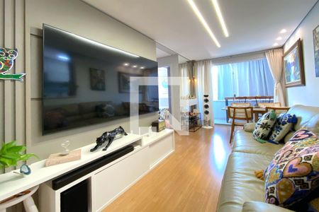 Sala de apartamento à venda com 2 quartos, 55m² em Teixeira Dias, Belo Horizonte
