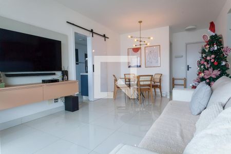 Sala de TV de apartamento à venda com 3 quartos, 120m² em Caiçaras, Belo Horizonte