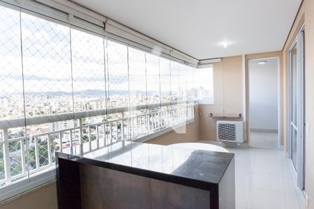 Varanda da Sala / gourmet de apartamento à venda com 3 quartos, 120m² em Caiçaras, Belo Horizonte