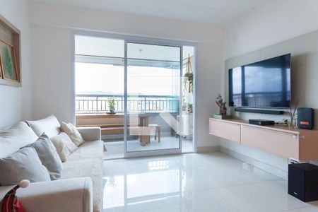 Sala de TV de apartamento à venda com 3 quartos, 120m² em Caiçaras, Belo Horizonte