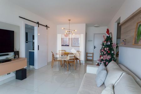 sala de apartamento à venda com 3 quartos, 120m² em Caiçaras, Belo Horizonte