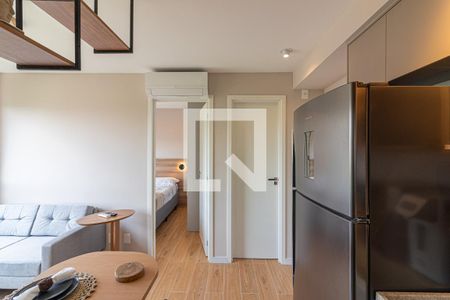 Sala de apartamento para alugar com 2 quartos, 38m² em Indianópolis, São Paulo